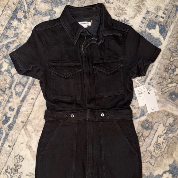 Good American Fit For Success Black Denim Jumpsuit - Picture 2 of 4